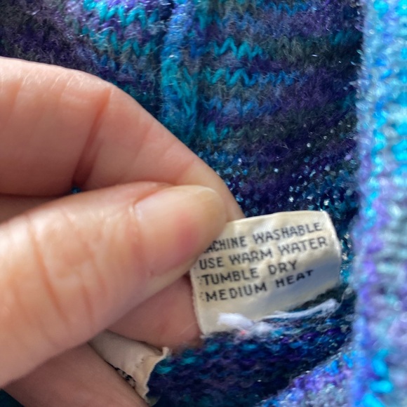 EUC Vintage 80’s Nick Names long-sleeve turtleneck/cowl neck sweater - Picture 5 of 16